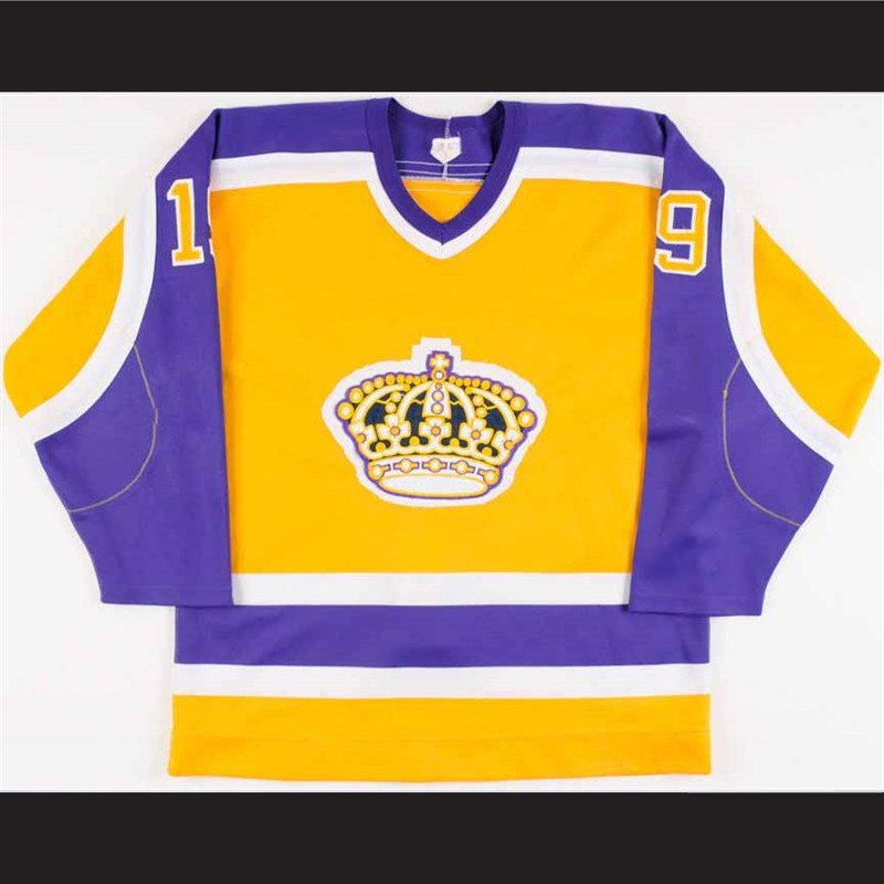 1984-85 Jim Fox Los Angeles Kings Retro hockey jerseys