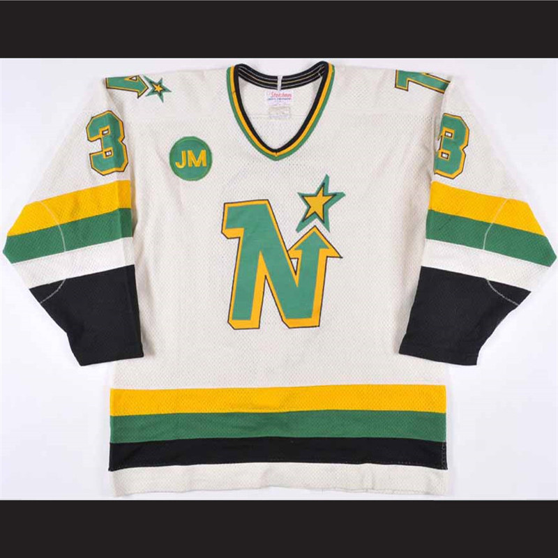 1987-88 Bob Rouse Minnesota North Stars retro hockey jersey