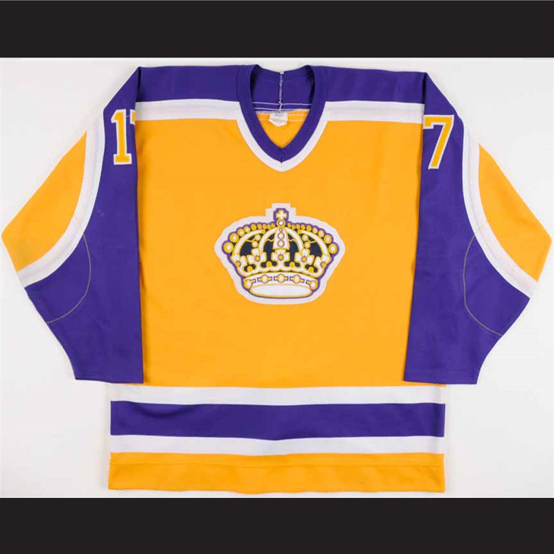 1987-88 Jimmy Carson Los Angeles Kings Retro hockey jerseys