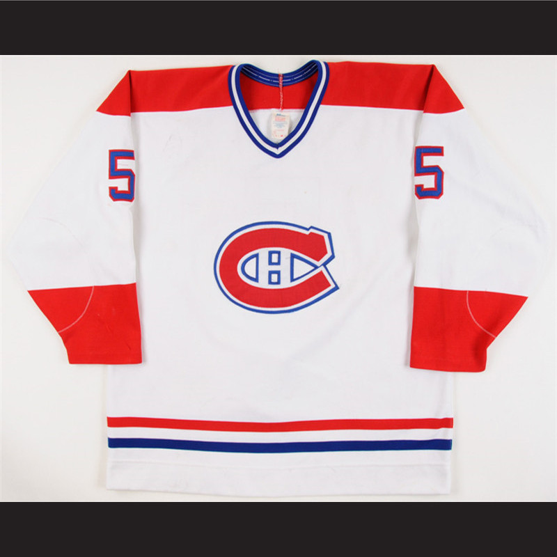 1990-91 Alain Cote Montreal Canadiens Retro hockey jerseys