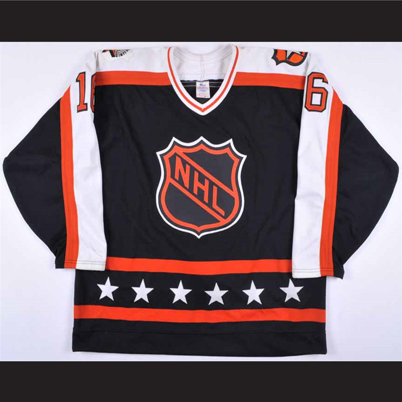 1990 Brett Hull NHL All Star hockey Jersey Letter