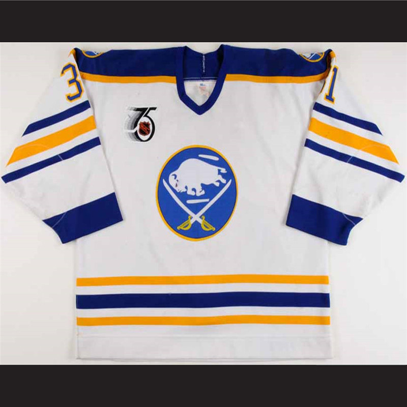 1991-92 Daren Puppa Buffalo Sabres hockey jerseys