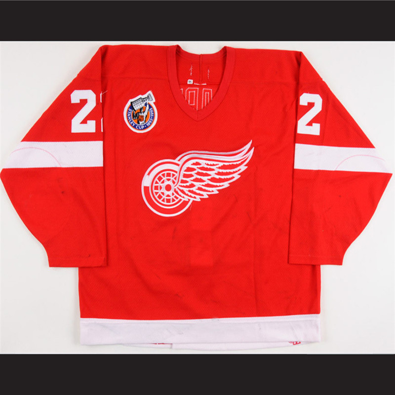 1992-93 Dino Ciccarelli Detroit Red Wings hockey Jersey