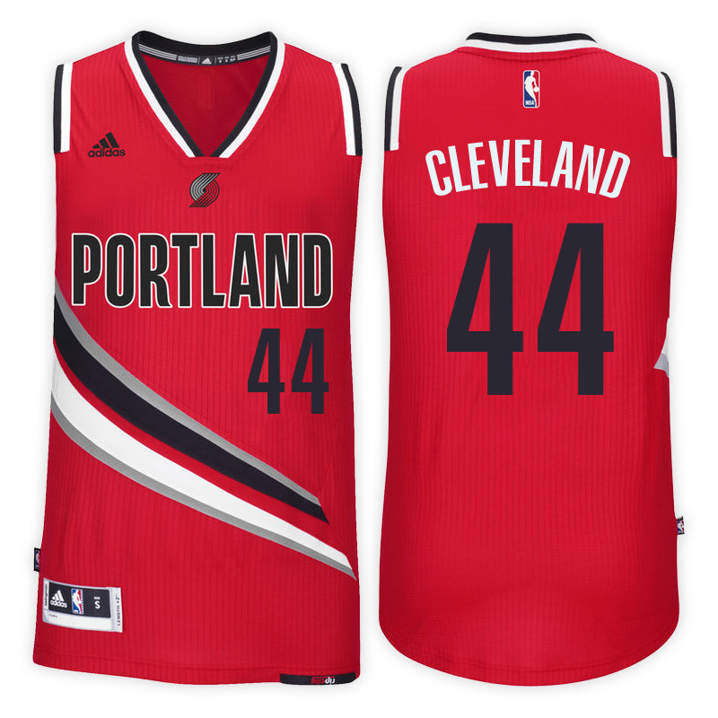 Men Blazers Antonius Cleveland NBA Swingman Road Red Jersey