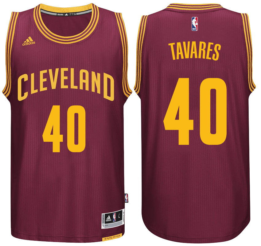 Men Cavaliers Edy Tavares NBA Swingman Road Wine Jersey