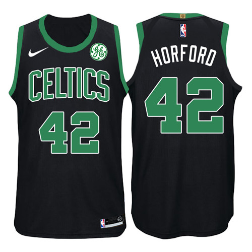 Men Celtics Al Horford #42 2017 18 Mindset Black Jersey