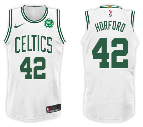 Men Celtics Al Horford #42 NBA 2017 18 New Season White Jersey