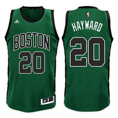 Men Celtics Gordon Hayward #20 Alternate Green Jersey