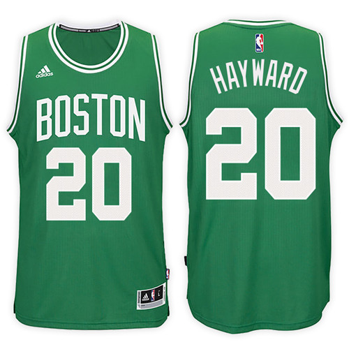 Men Celtics Gordon Hayward #20 Road Kelly Green Jersey