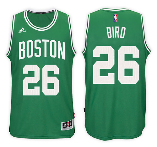 Men Celtics Jabari Bird #26 Road Kelly Green Jersey