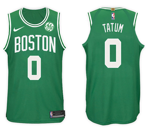 Men Celtics Jayson Tatum #0 NBA 2017 18 New Season Kelly Green Jersey