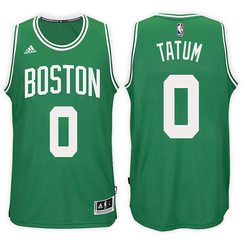 Men Celtics Jayson Tatum Swingman Road Kelly Green Jersey