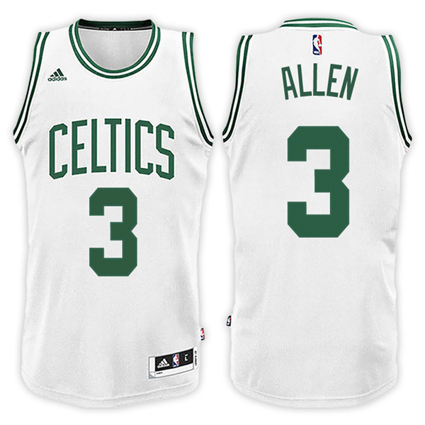 Men Celtics Kadeem Allen NBA Swingman Road White Jersey