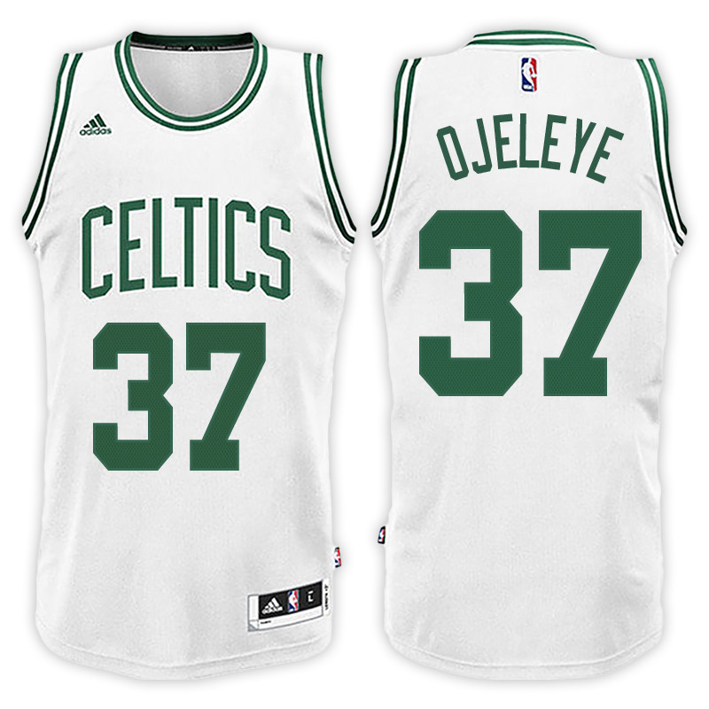 Men Celtics Semi Ojeleye Swingman Road White Jersey