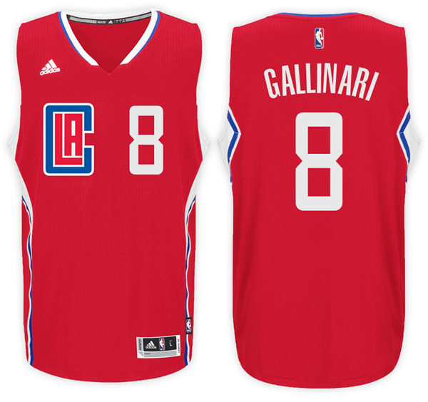 Men Clippers Danilo Gallinari NBA Swingman Road Red Jersey