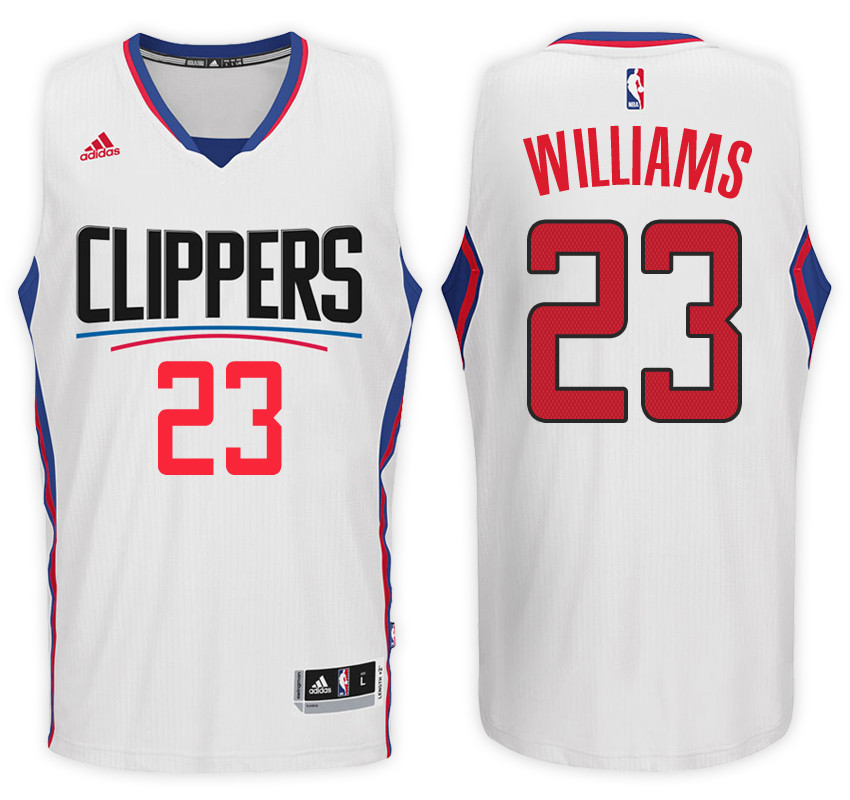 Men Clippers Lou Williams NBA Swingman Road White Jersey