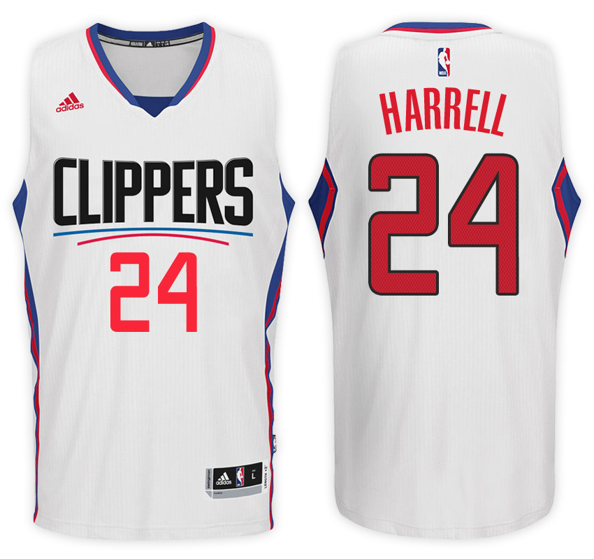 Men Clippers Montrezl Harrell NBA Swingman Road White Jersey