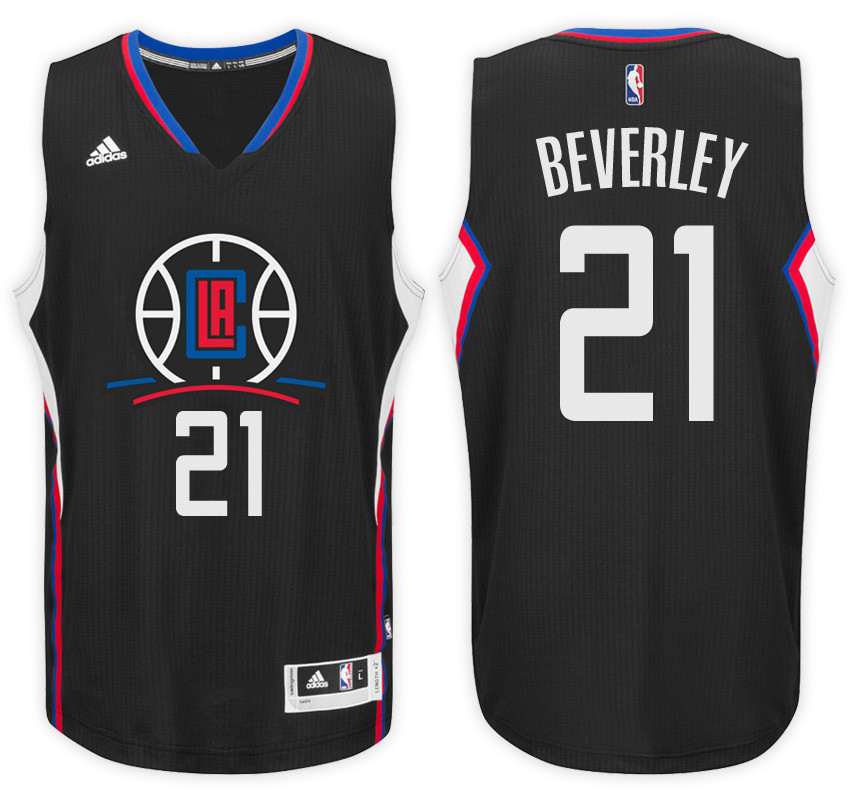 Men Clippers Patrick Beverley NBA Swingman Road Black Jersey