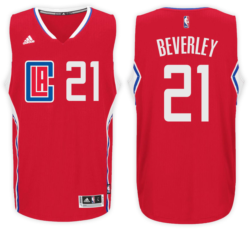 Men Clippers Patrick Beverley NBA Swingman Road Red Jersey