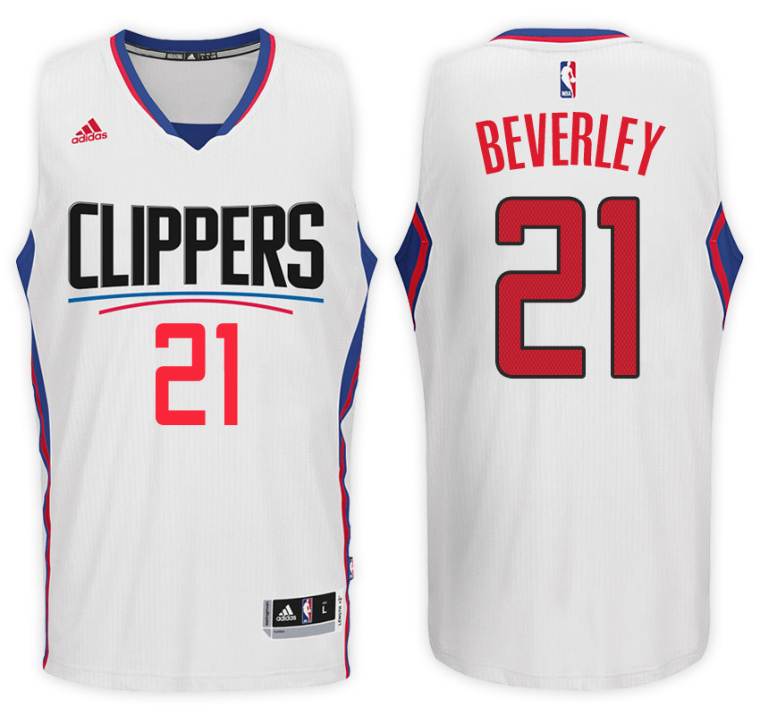 Men Clippers Patrick Beverley NBA Swingman Road White Jersey