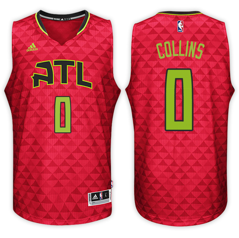 Men Hawks John Collins NBA Swingman Road Red Jersey