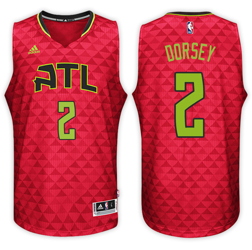 Men Hawks Tyler Dorsey NBA Swingman Road Red Jersey