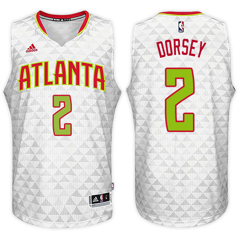 Men Hawks Tyler Dorsey NBA Swingman Road White Jersey