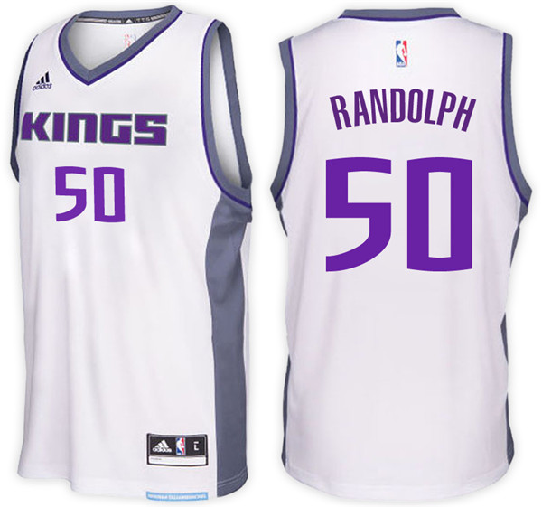 Men Kings Zach Randolph NBA Swingman Road White Jersey