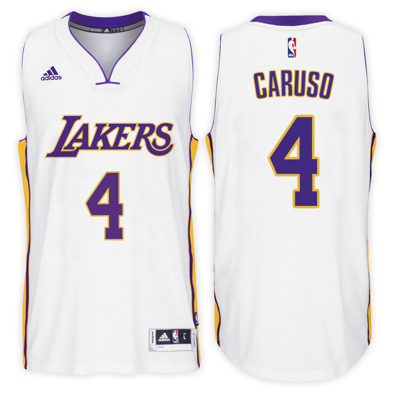 Men Lakers Alex Caruso NBA Swingman Road White Jersey