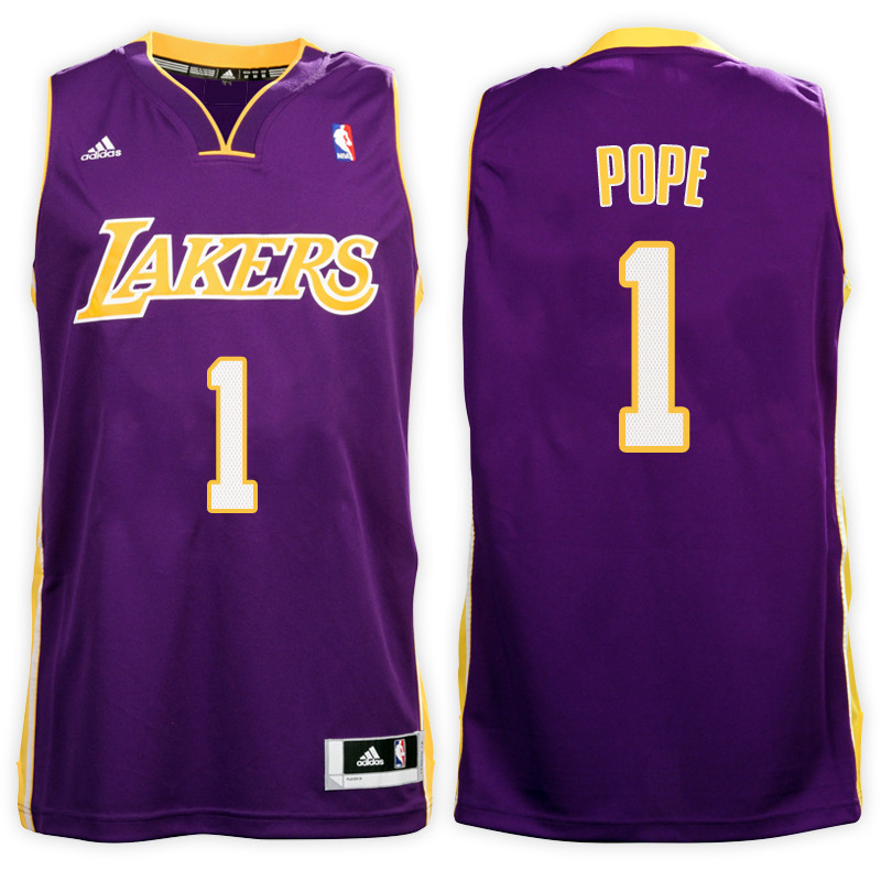 Men Lakers Kentavious Caldwell-Pope NBA Swingman Road Purple Jersey