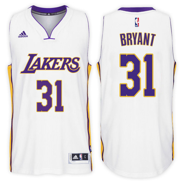 Men Lakers Thomas Bryant NBA Swingman Road White Jersey