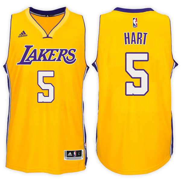 Men Los Angeles Lakers Josh Hart NBA Swingman Road Gold Jersey