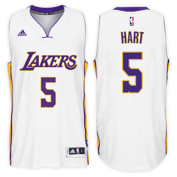 Men Los Angeles Lakers Josh Hart NBA Swingman Road White Jersey