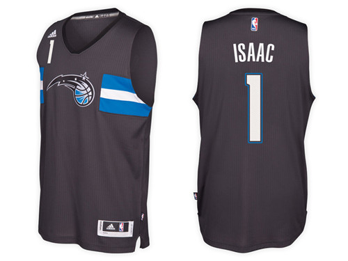 Men Magic Jonathan Isaac #1 Alternate Black Jersey