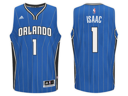 Men Magic Jonathan Isaac #1 Road Blue Jersey