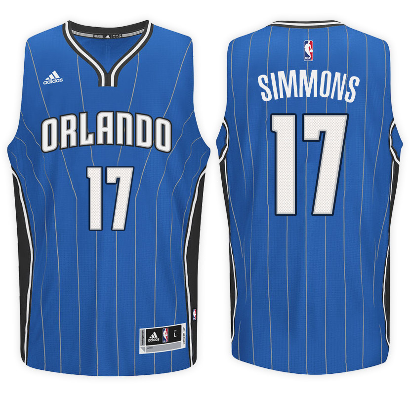 Men Magic Jonathon Simmons NBA Swingman Road Blue Jersey