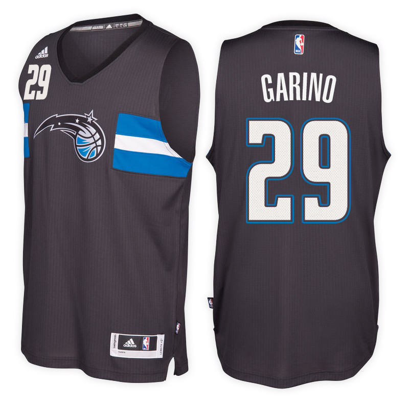 Men Magic Patricio Garino NBA Swingman Road Black Jersey