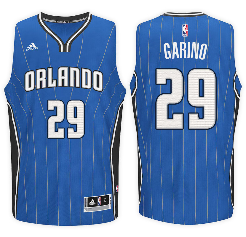 Men Magic Patricio Garino NBA Swingman Road Blue Jersey