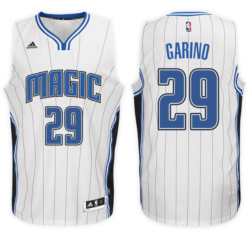 Men Magic Patricio Garino NBA Swingman Road White Jersey