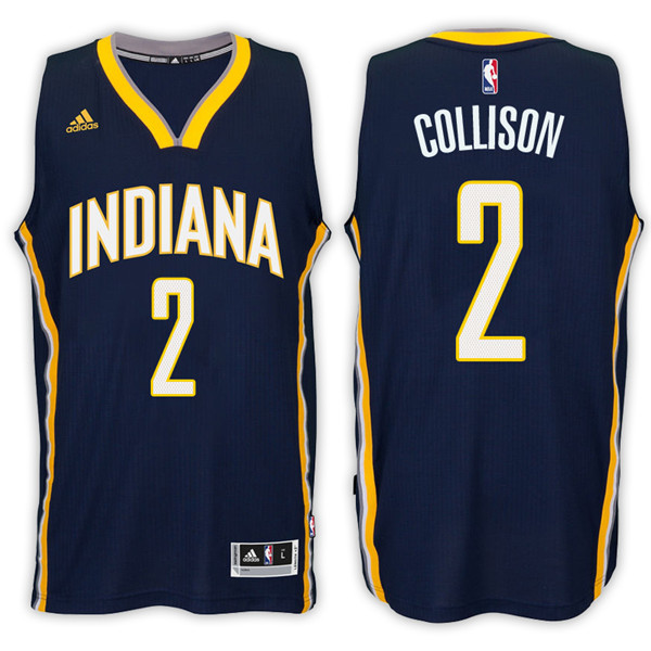 Men Pacers Darren Collison NBA Swingman Road Navy Jersey