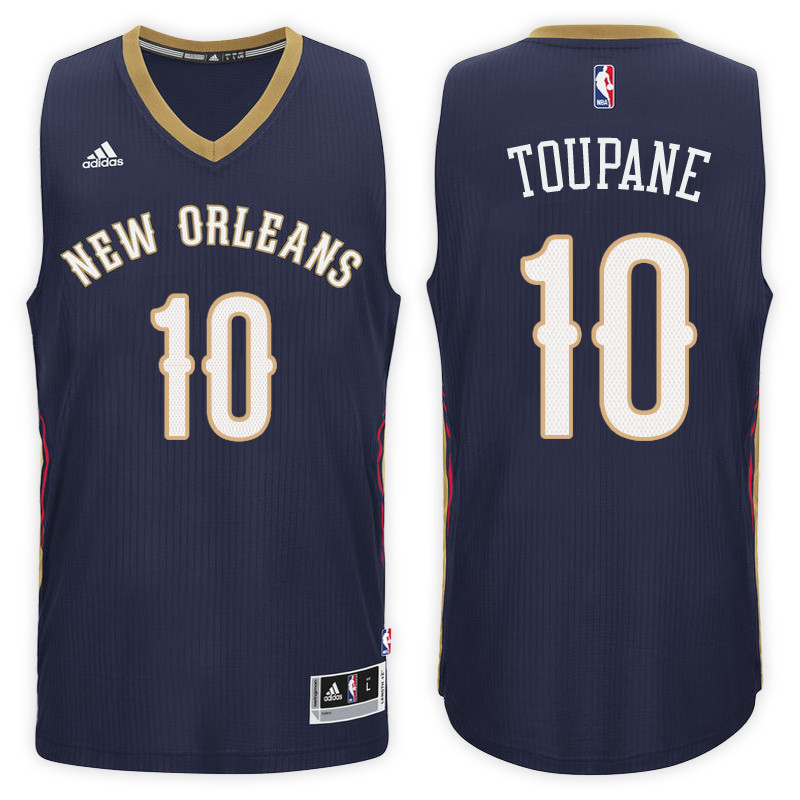 Men Pelicans Axel Toupane NBA Swingman Road Navy Jersey