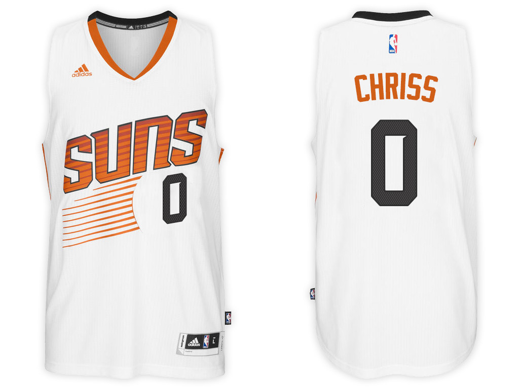 Men Phoenix Suns 0 Marquese Chriss White Swingman Alternate Jersey