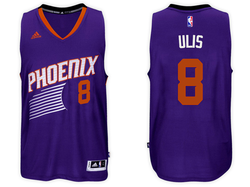 Men Phoenix Suns 8 Tyler Ulis Purple Swingman Alternate Jersey