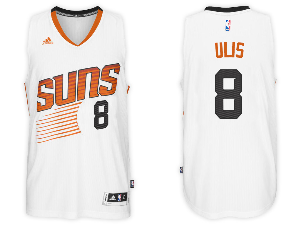 Men Phoenix Suns 8 Tyler Ulis White Swingman Alternate Jersey