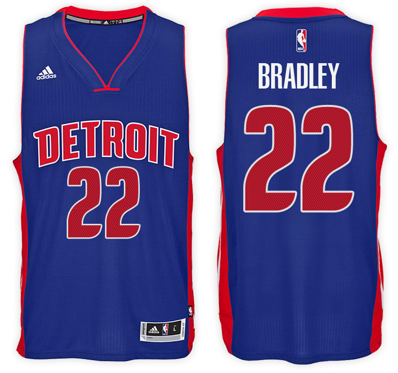 Men Pistons Avery Bradley NBA Swingman Road Royal Jersey