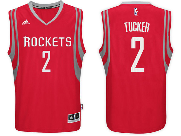 Men Rockets P J Tucker NBA Swingman Road Red Jersey