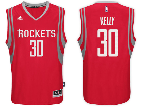 Men Rockets Ryan Kelly NBA Swingman Road Red Jersey