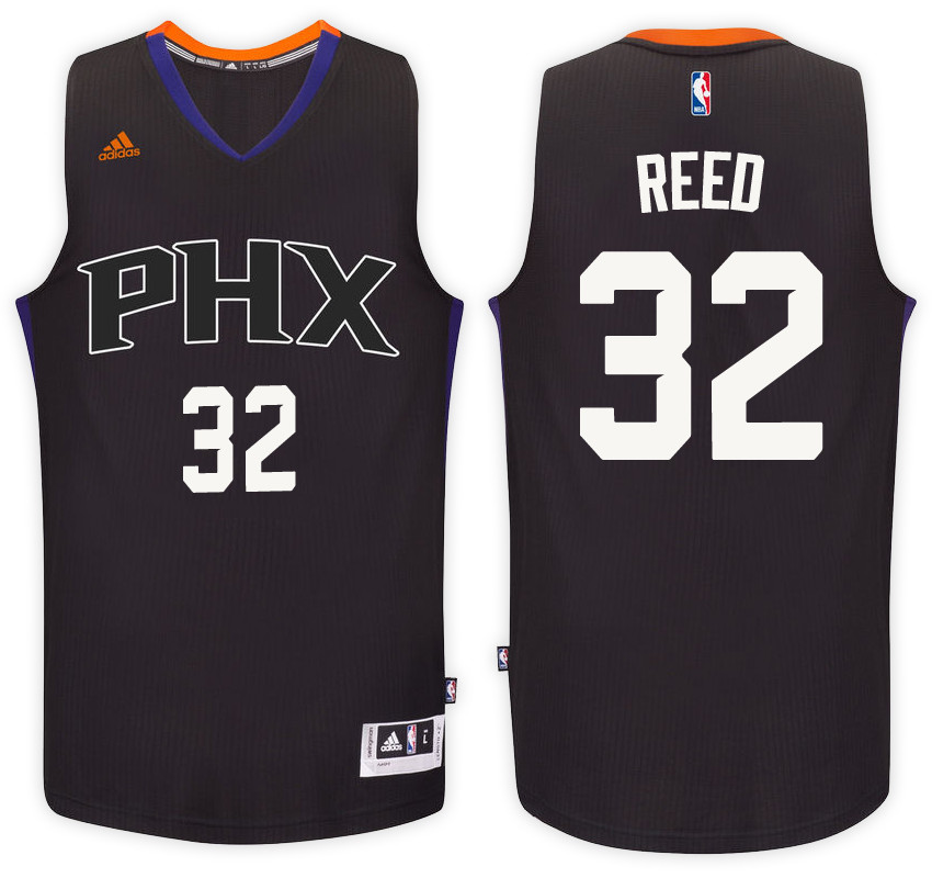 Men Suns Davon Reed NBA Swingman Road Black Jersey