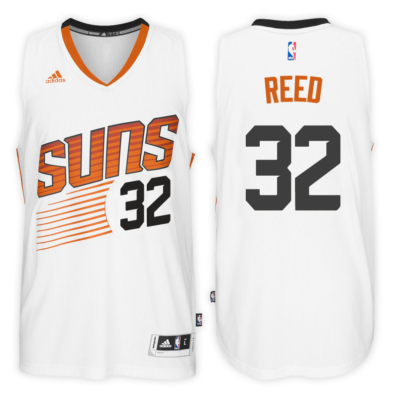 Men Suns Davon Reed NBA Swingman Road White Jersey