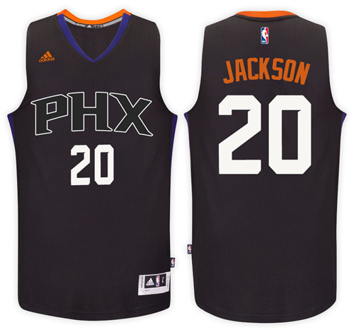 Men Suns Josh Jackson #20 NBA Swingman Black Jersey